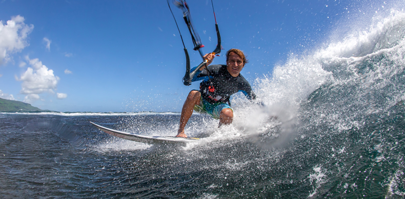 kite surfing in Seychelles