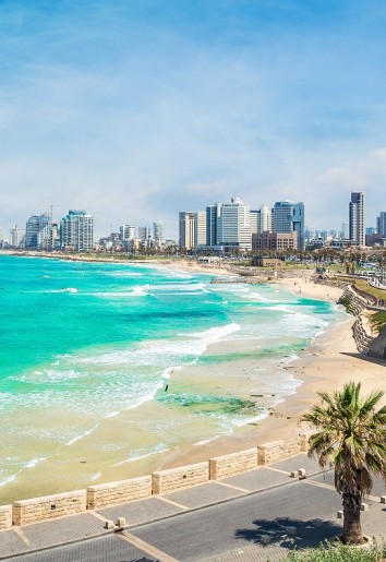 Linea costiera di Tel Aviv